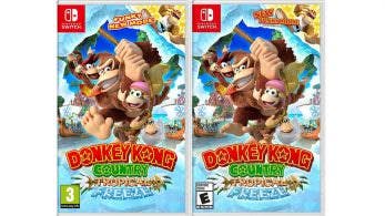 Hallan un par de curiosas diferencias entre los boxarts europeos y americanos de Donkey Kong Country: Tropical Freeze para Switch