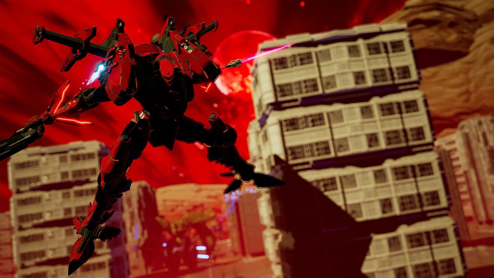 Echa un vistazo a este gameplay del combate aéreo de Daemon X Machina