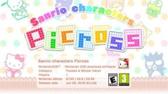 [Act.] Sanrio Characters Picross llegará a las 3DS occidentales este jueves