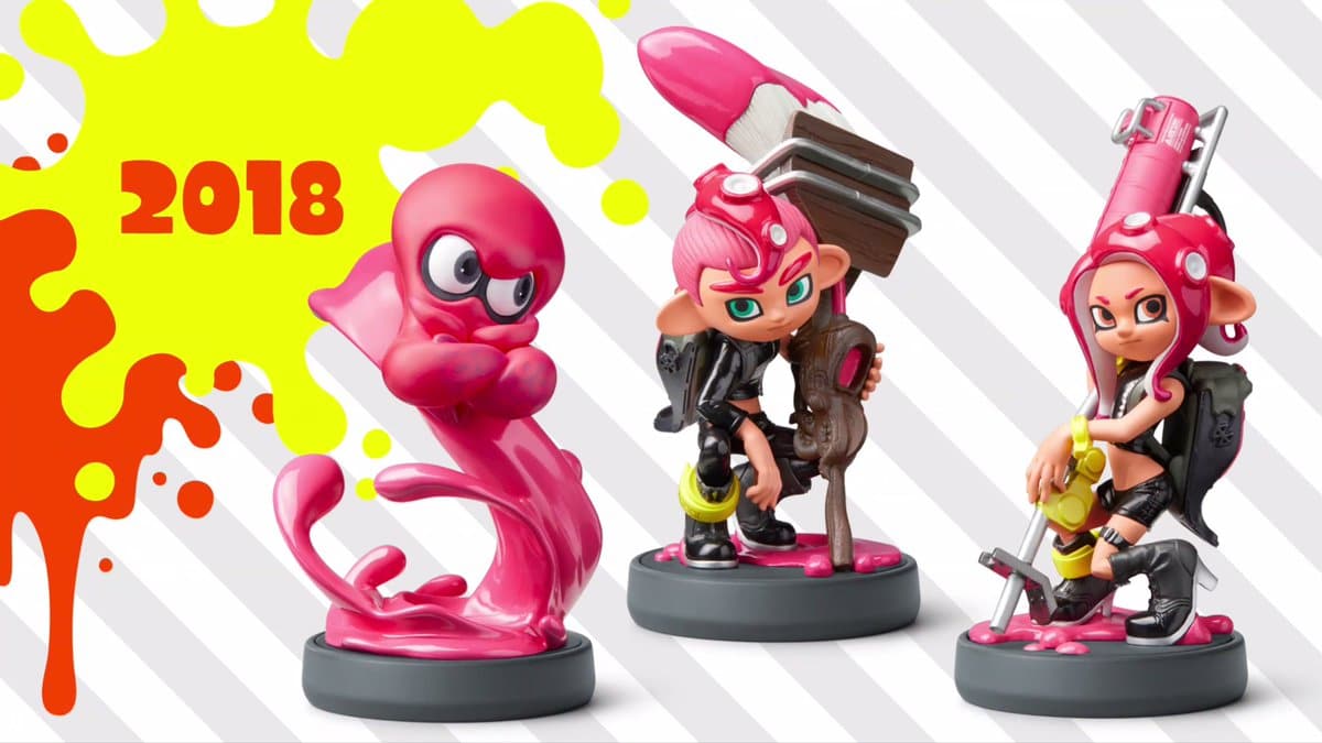 Nuevo vídeo nos muestra de cerca los amiibo de los Octarianos de Splatoon 2