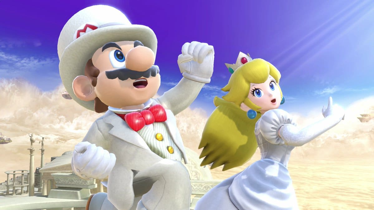 Muestran todas las variantes de color de 30 personajes de Super Smash Bros. Ultimate