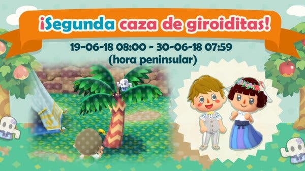 Da comienzo la segunda caza de giroiditas en Animal Crossing: Pocket Camp