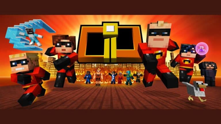 Minecraft recibe un pack de skins de Los Increíbles en Switch y Wii U