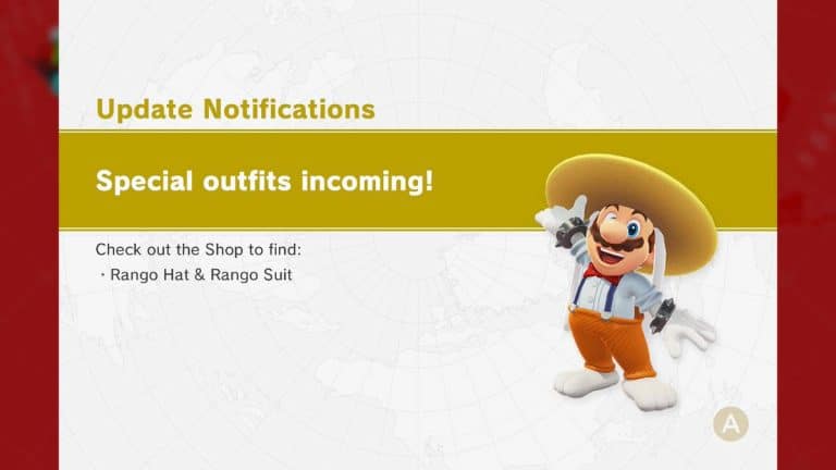 El traje de Rango ya está disponible en Super Mario Odyssey