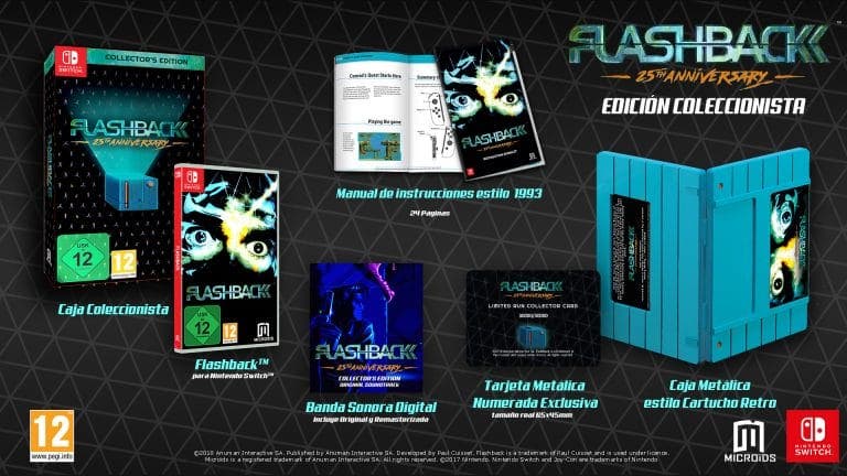 Unboxing de Flashback 25th Anniversary Collector’s Edition para Nintendo Switch