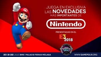 El Gamepolis de Málaga contará con las novedades más importantes del E3 de Nintendo