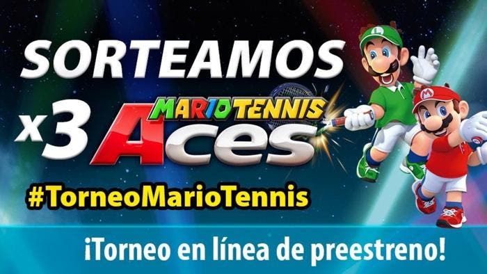 Opta a ganar uno de los tres Mario Tennis Aces del sorteo #TorneoMarioTennis de Nintendo España