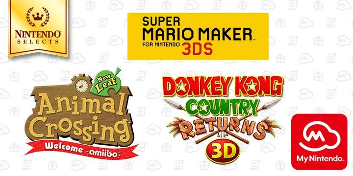Los próximos títulos de 3DS que se unirán a Nintendo Selects en Europa recibirán un mayor descuento a través de My Nintendo