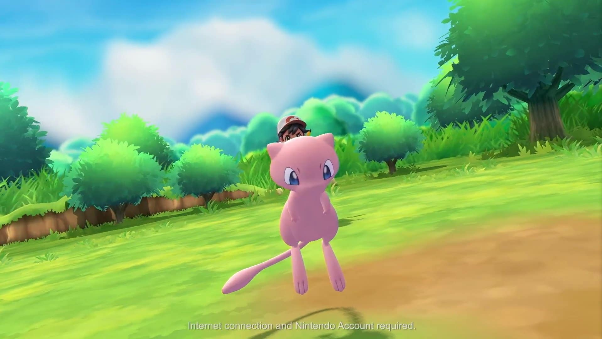Pokémon Let's Go, Pikachu! / Eevee! – Pokenchi exibe Mew usando