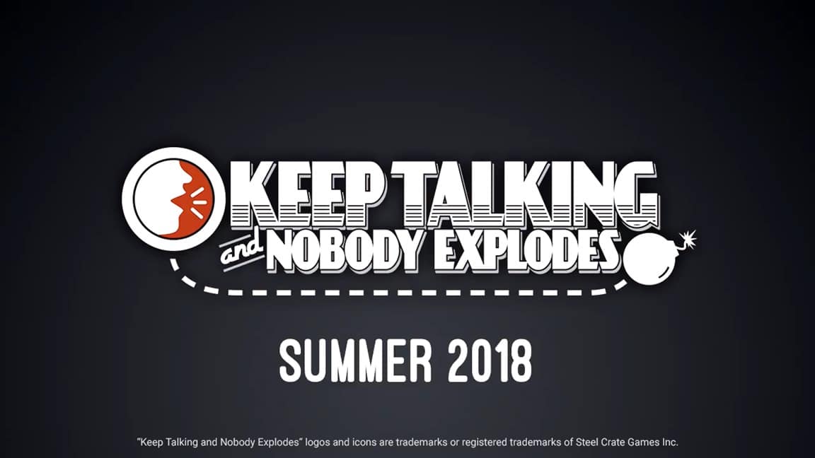Keep Talking and Nobody Explodes llega este mismo verano a Nintendo Switch