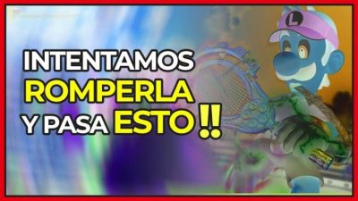 [Vídeo] Esto es lo que sucede al intentar romper la raqueta de Solarius de Mario Tennis Aces