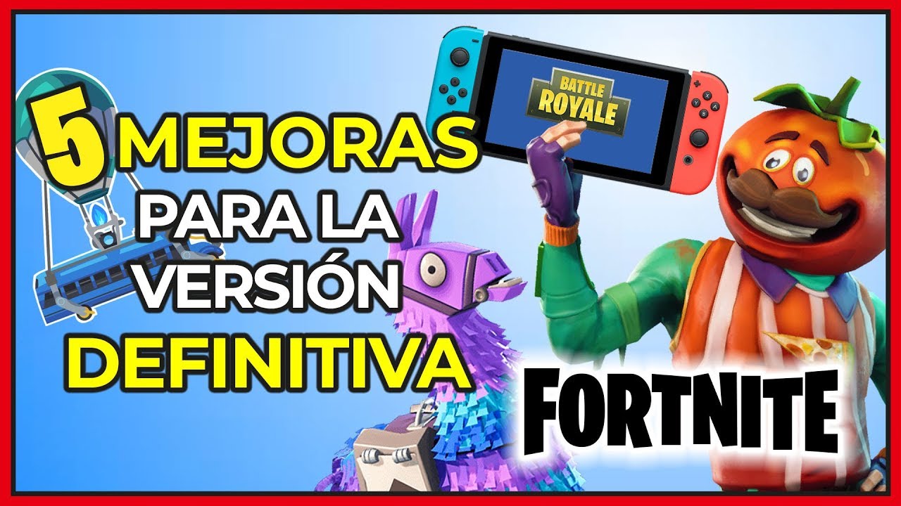 [Vídeo] 5 mejoras que necesita Fortnite en Nintendo Switch para ser la versión definitiva