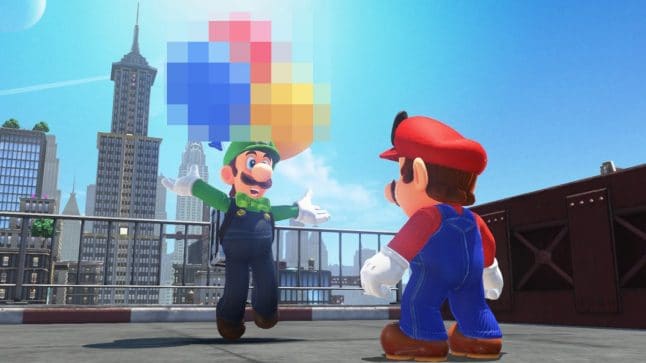 Imágenes pornográficas aparecen en Mundoglobo de Luigi de Super Mario Odyssey