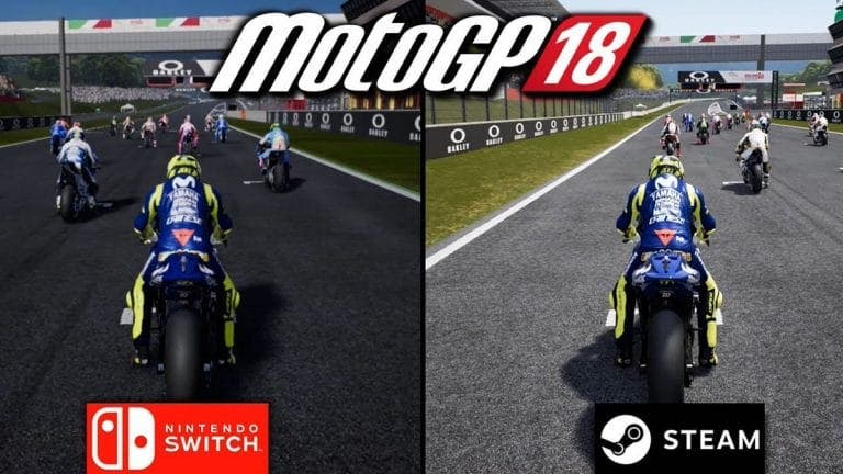No te pierdas este gameplay y varias comparativas de MotoGP 18 en Nintendo Switch
