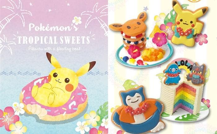 Se revela la colección de merchandising Pokemon’s Tropical Sweets para los Pokémon Center de Japón