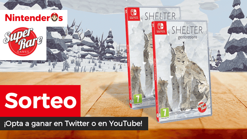 [Act.] ¡Sorteamos 2 copias físicas de Shelter Generations para Nintendo Switch en Twitter y YouTube!
