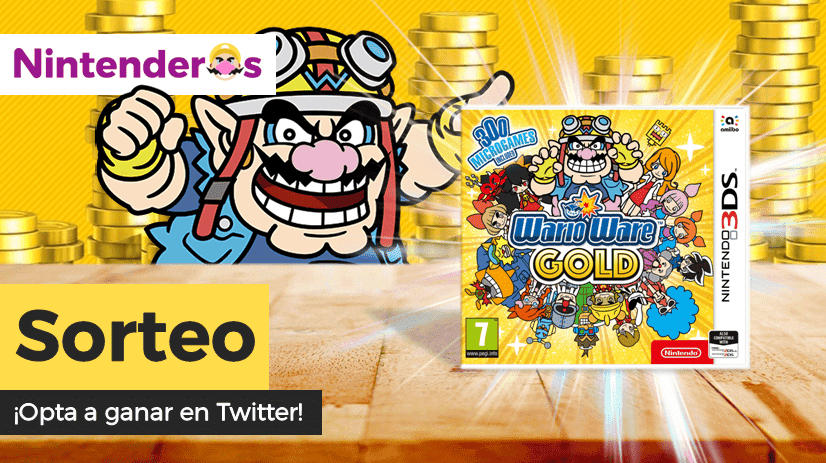 [Act.] ¡Sorteamos una copia de WarioWare Gold para Nintendo 3DS en Twitter!
