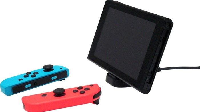 Cyber Gadget presenta este mini soporte de carga para Nintendo Switch