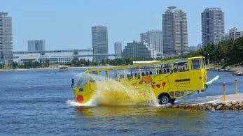 El nuevo evento de Pikachu nos sorprende con este autobús anfibio