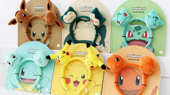 Salen a la venta diademas oficiales de Pokémon en Japón