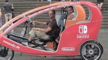 Vistos bicitaxis en Colonia inspirados en Nintendo Switch