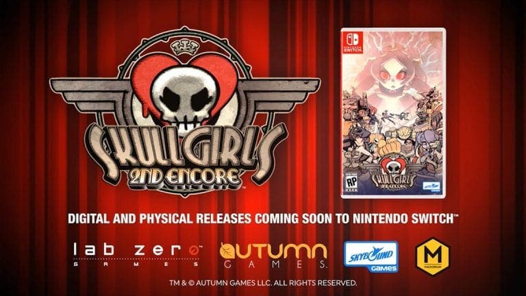 Primer tráiler de Skullgirls 2nd Encore para Nintendo Switch, que confirma versión física