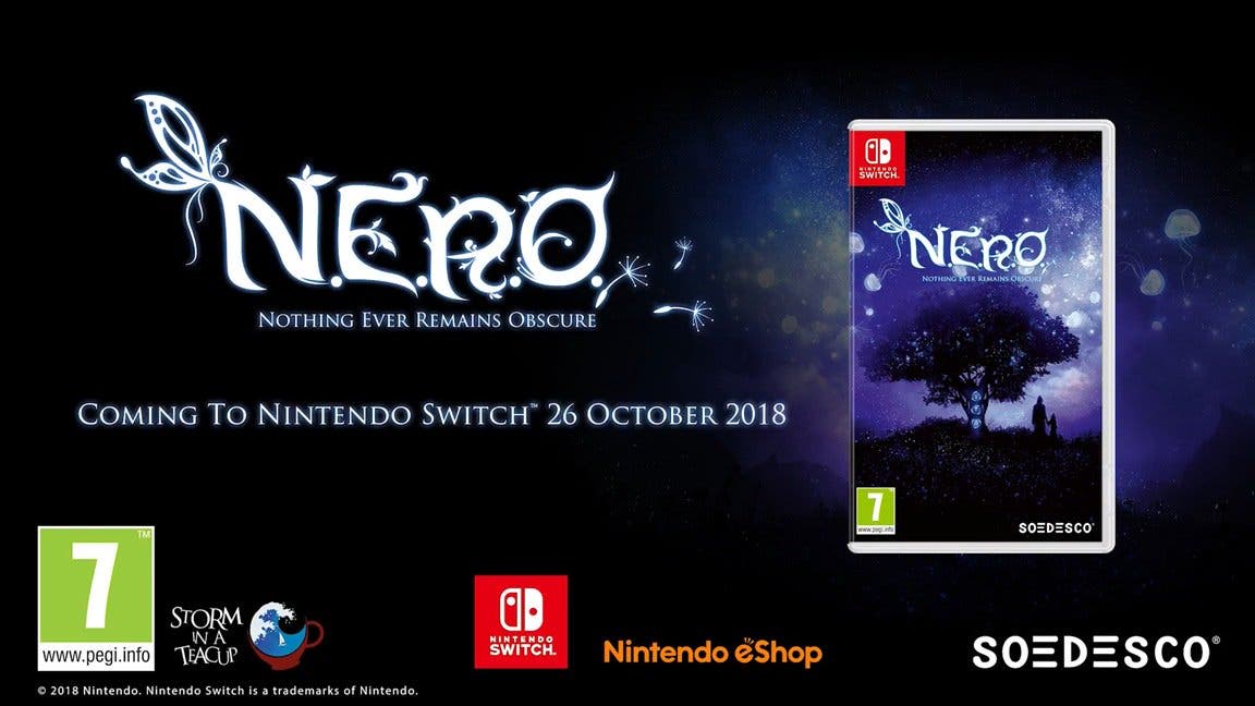 Anunciado N.E.R.O.: Nothing Ever Remains Obscure para Switch