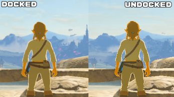 Comparación directa entre el modo portátil y sobremesa de Zelda: Breath of the Wild para Switch