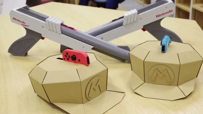Crean un sistema casero de laser tag con Nintendo Labo
