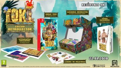 Toki contará con una edición especial llamada Retrollector Edition y llegará a Switch el 22 de noviembre