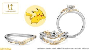 Anunciado un anillo de compromiso con Poké Ball basado en Pikachu para Japón
