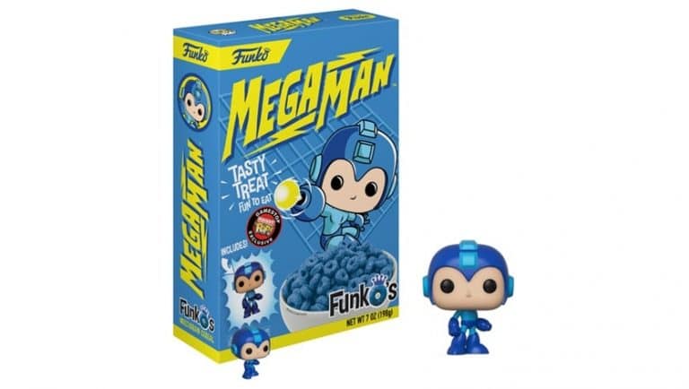 Cereales de Mega Man, con figura incluida, en el nuevo invento de la marca Funko