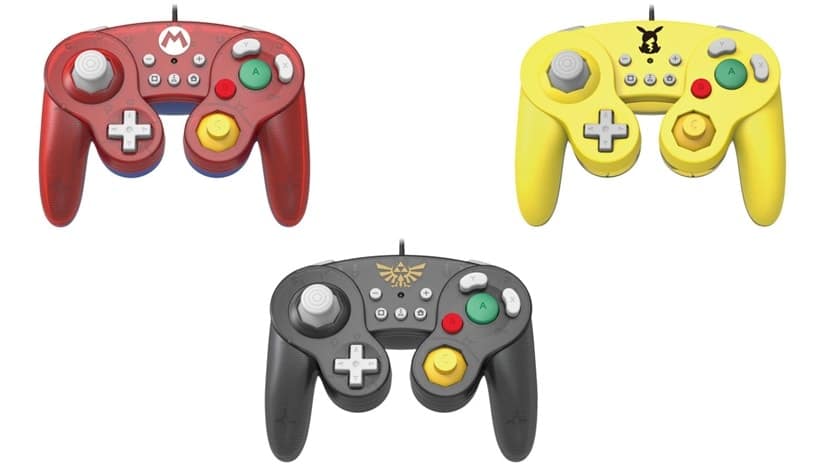 HORI anuncia estos Classic Controllers oficiales de Mario, Zelda y Pikachu para Nintendo Switch