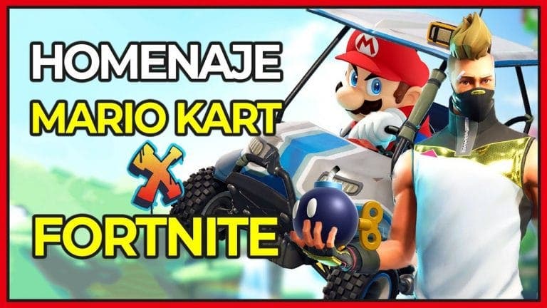 [Vídeo] ¡Easter Egg de Mario Kart en Fortnite para Switch! Epic Games homenajea el juego de Nintendo