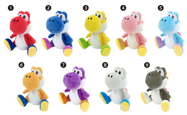 Nueve peluches nuevos de Yoshi serán lanzados en Japón en agosto