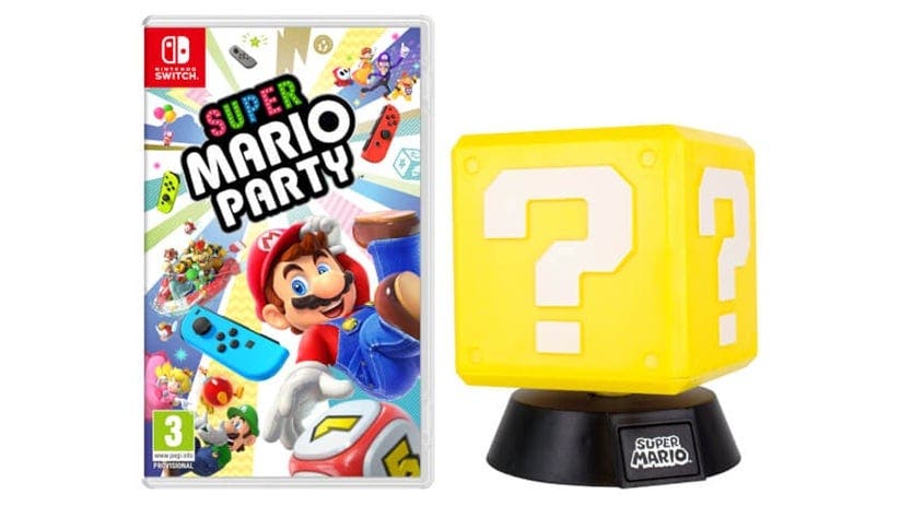 La Nintendo UK Store ofrece esta lámpara por reservar Super Mario Party