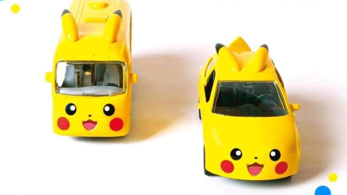 El minicoche y el minibús de Pikachu llegan a Corea del Sur