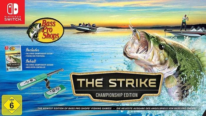 [Act.] Bass Pro Shops The Strike llegará a Nintendo Switch con caña de pescar incluida