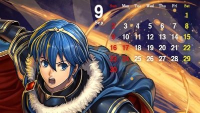 Marth: Rey heroico protagoniza el calendario oficial de septiembre de Fire Emblem Heroes