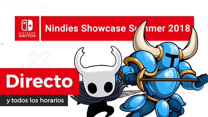 [Act.] ¡Sigue aquí en directo el Nintendo Switch Nindies Showcase Summer 2018!