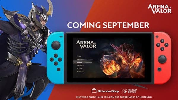 Arena of Valor llega en septiembre a Nintendo Switch, nuevo tráiler