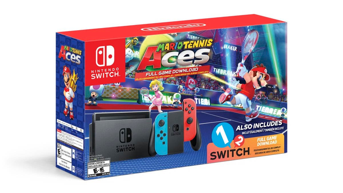 Nintendo of America anuncia un nuevo pack de Nintendo Switch con Mario Tennis Aces y 1-2-Switch