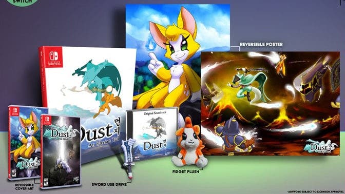 Limited Run lanzará una edición coleccionista de Dust: An Elysian Tail para Nintendo Switch