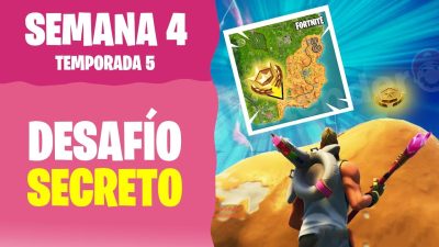 [Vídeo] Conoce cómo completar el desafío secreto de la cuarta semana de Fortnite