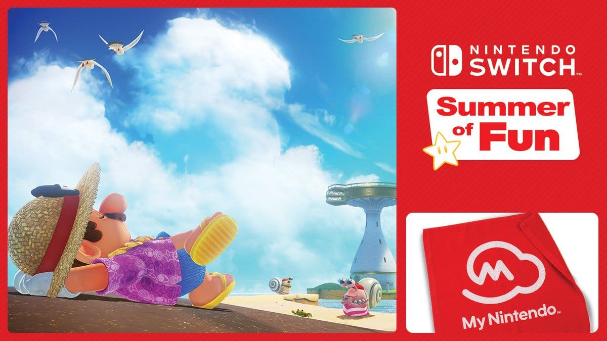Nintendo regalará una toalla de My Nintendo a quienes se registren desde el Summer of Fun