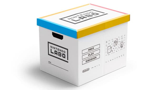 Nintendo venderá cajas Labo en Japón para que los fans guarden sus proyectos terminados