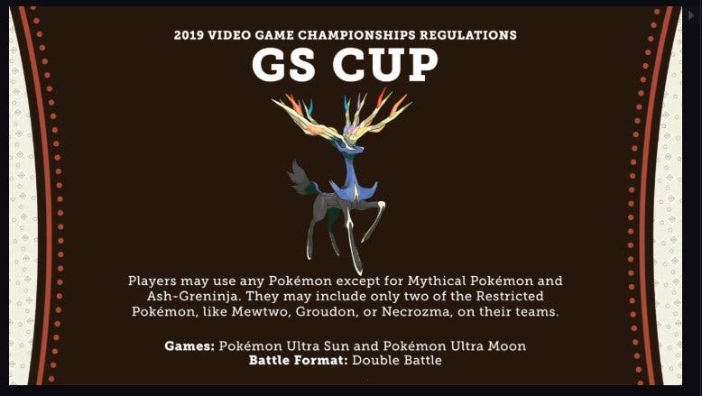Confirmadas las regulaciones para el VGC 2019 de Pokémon