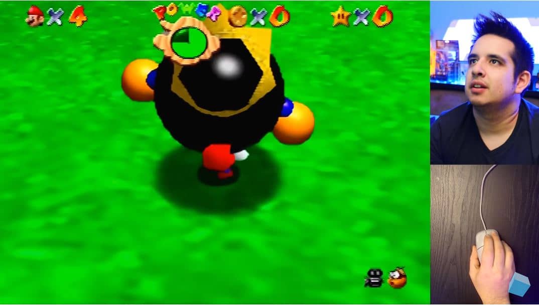 Así es como se juega a Super Mario 64 con el ratón de Nintendo 64