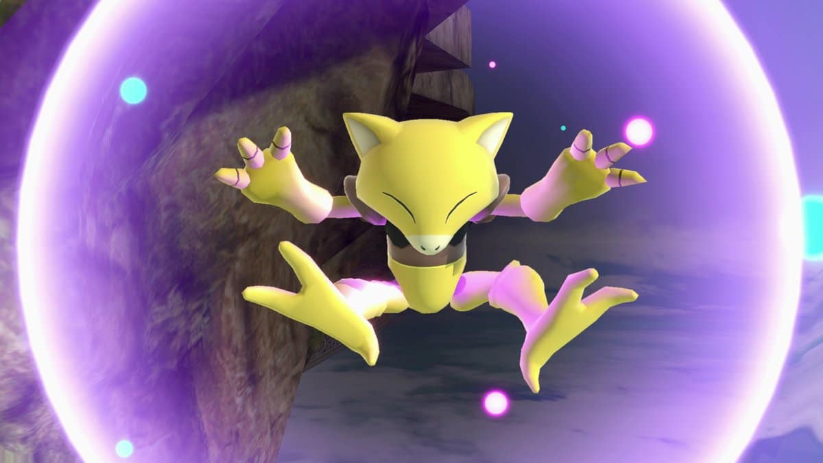El blog oficial de Super Smash Bros. Ultimate nos presenta al Pokémon Abra