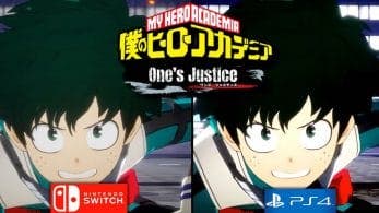 Comparativa en vídeo de My Hero One’s Justice: Nintendo Switch vs. PS4